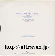 We Came To Dance